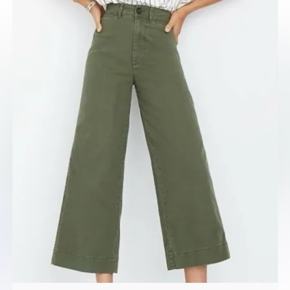 Madewell Emmett wide leg crop